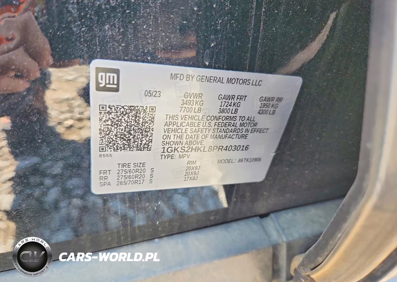 2023 GMC Yukon Xl K1500 At4 VIN:1GKS2HKL8PR403016 - 13
