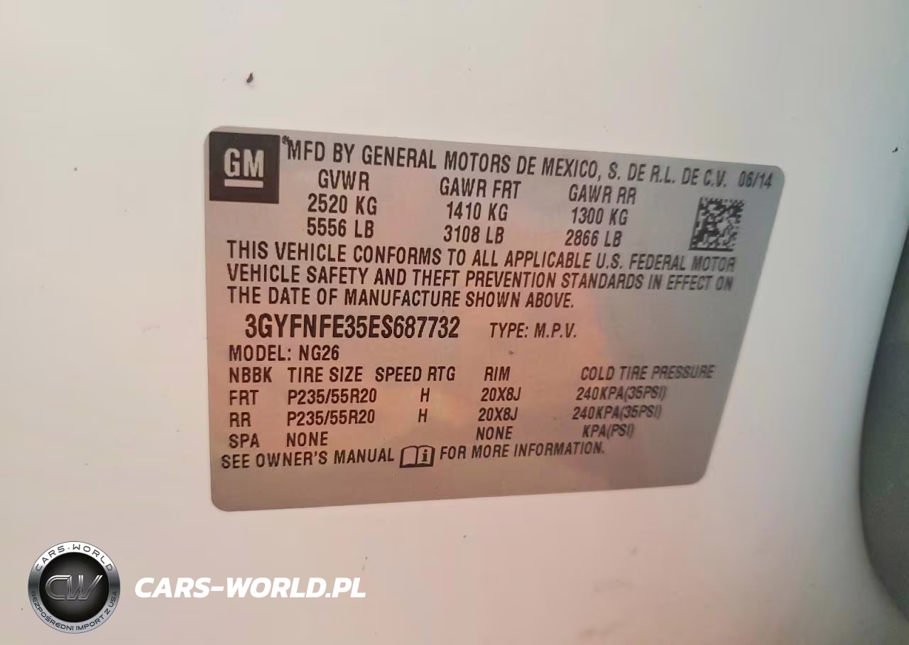 2014 Cadillac Srx Performance Collection VIN:3GYFNFE35ES687732 - 13