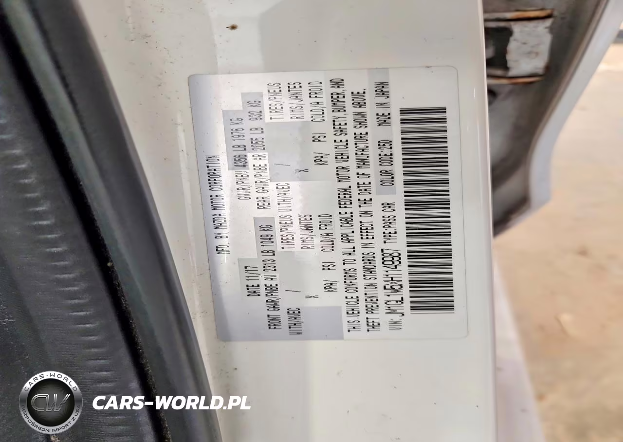 2017 Mazda 6 Grand Touring VIN:JM1GL1W5XH1149987 - 12