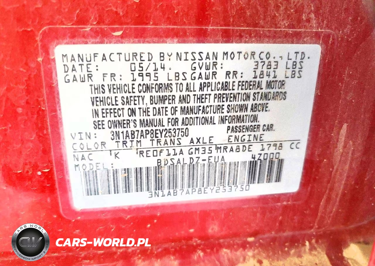 2014 Nissan Sentra S VIN:3N1AB7AP8EY253750 - 12