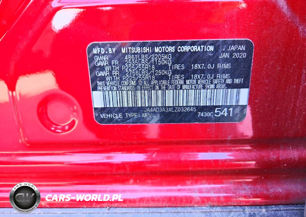 2020 Mitsubishi Outlander Se VIN:JA4AD3A3XLZ032645 - 13