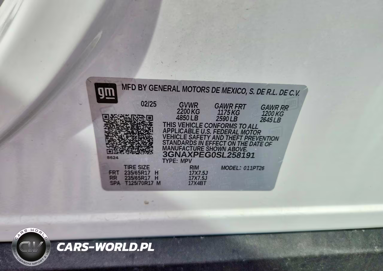 2025 Chevrolet Equinox Lt VIN:3GNAXPEG0SL258191 - 13