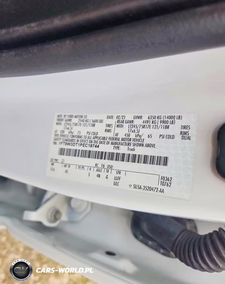 2023 Ford F350 Super Duty VIN:1FT8W3DT1PEC18744 - 12