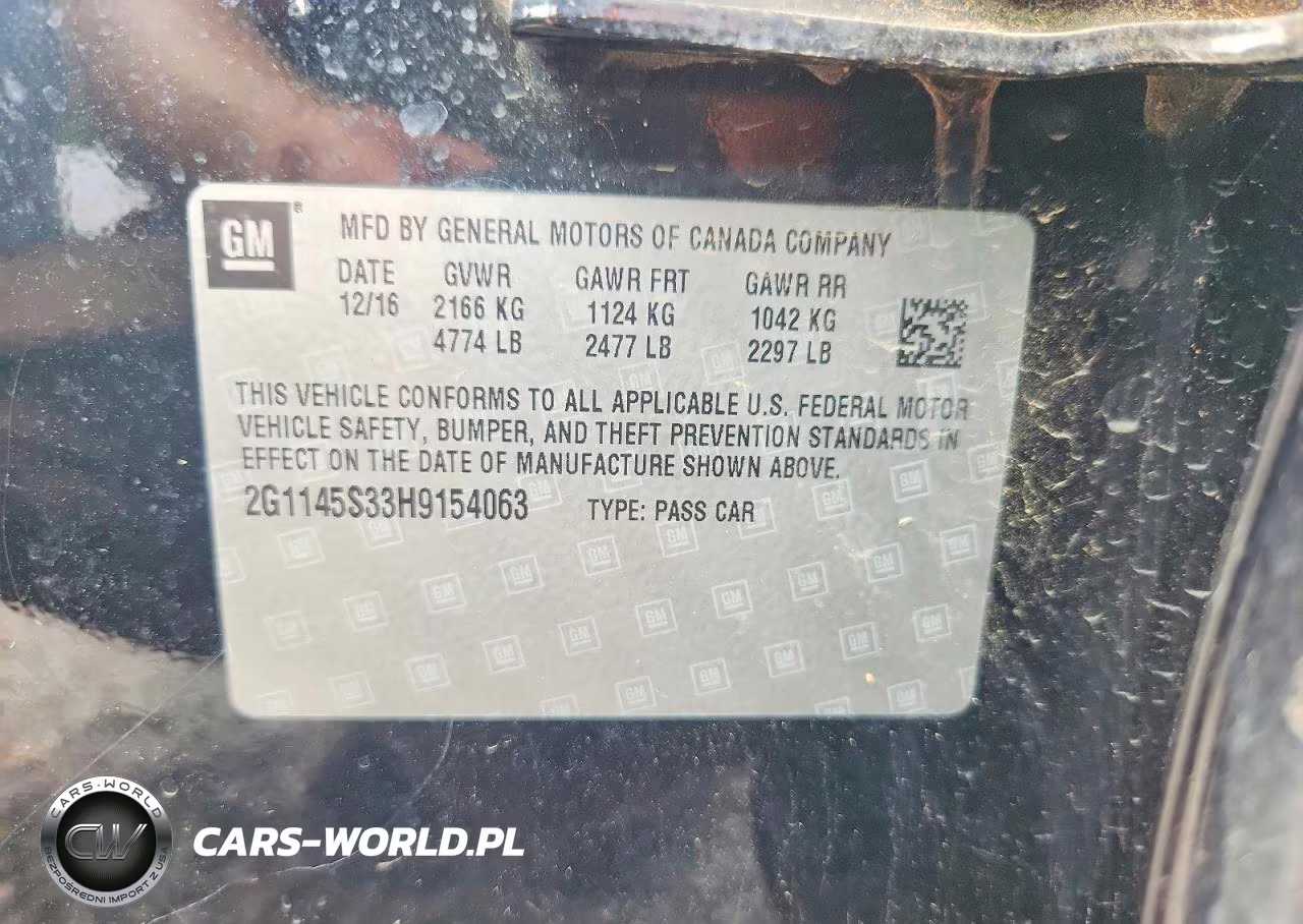 2017 Chevrolet Impala Premier VIN:2G1145S33H9154063 - 12
