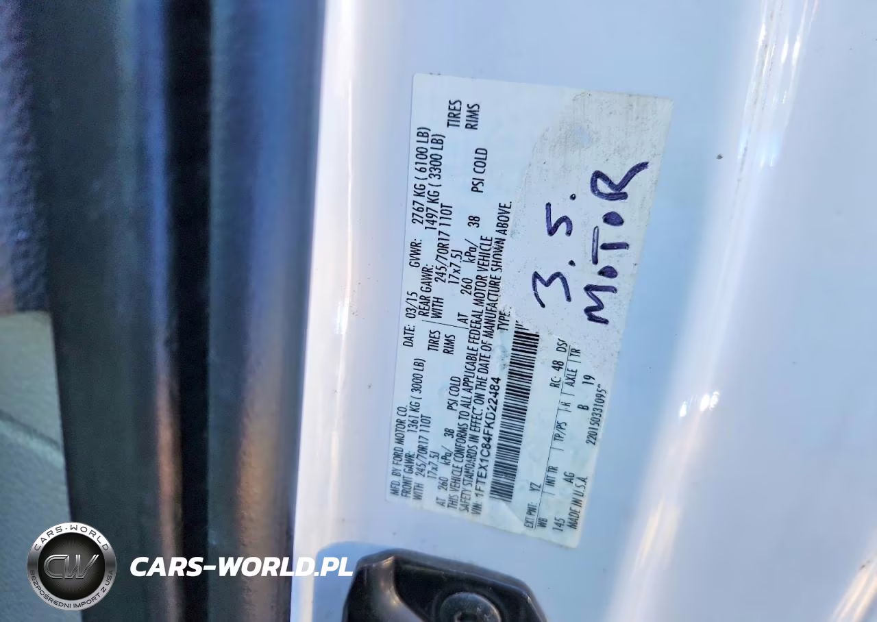 2015 Ford F150 VIN:1FTEX1C84FKD22484 - 12
