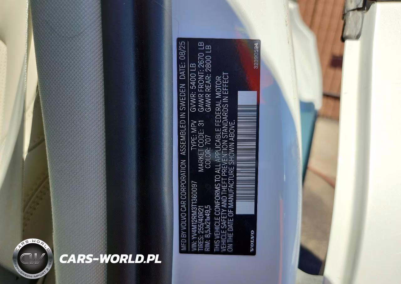 2026 Volvo Xc60 Ultra VIN:YV4M12RM3T1360097 - 12