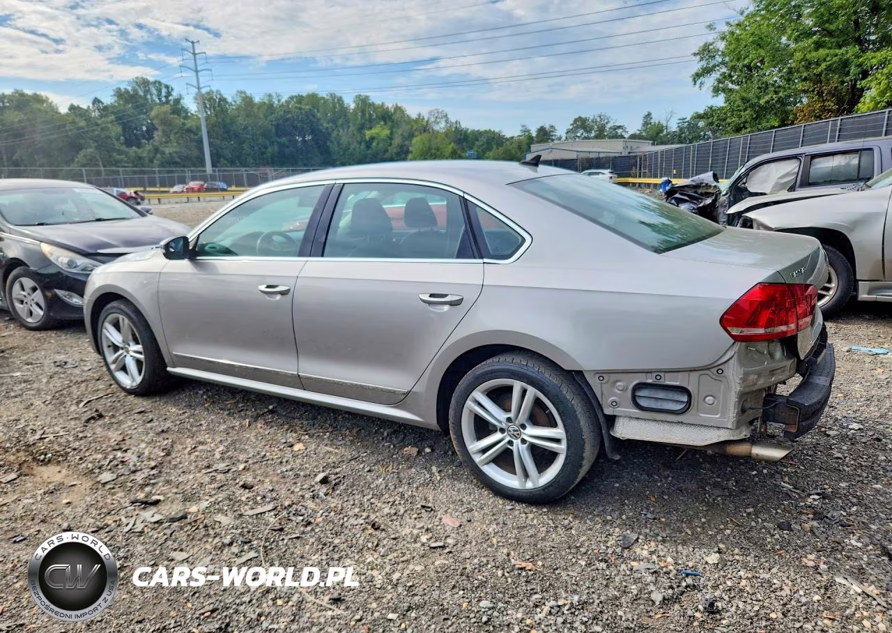 2013 Volkswagen Passat Sel VIN:1VWCN7A30DC085603 - 2