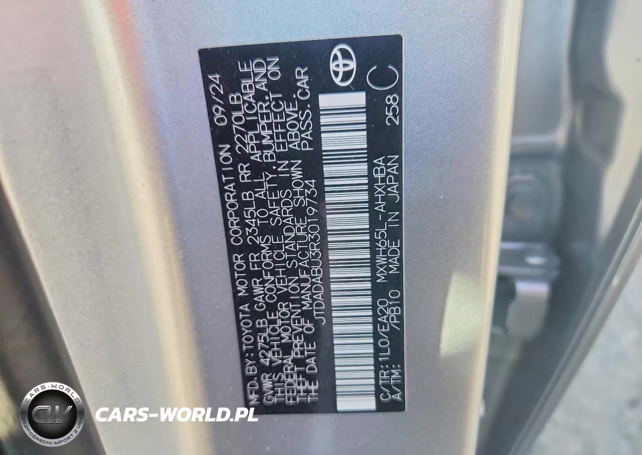 2024 Toyota Prius Limited VIN:JTDADABU3R3019734 - 12