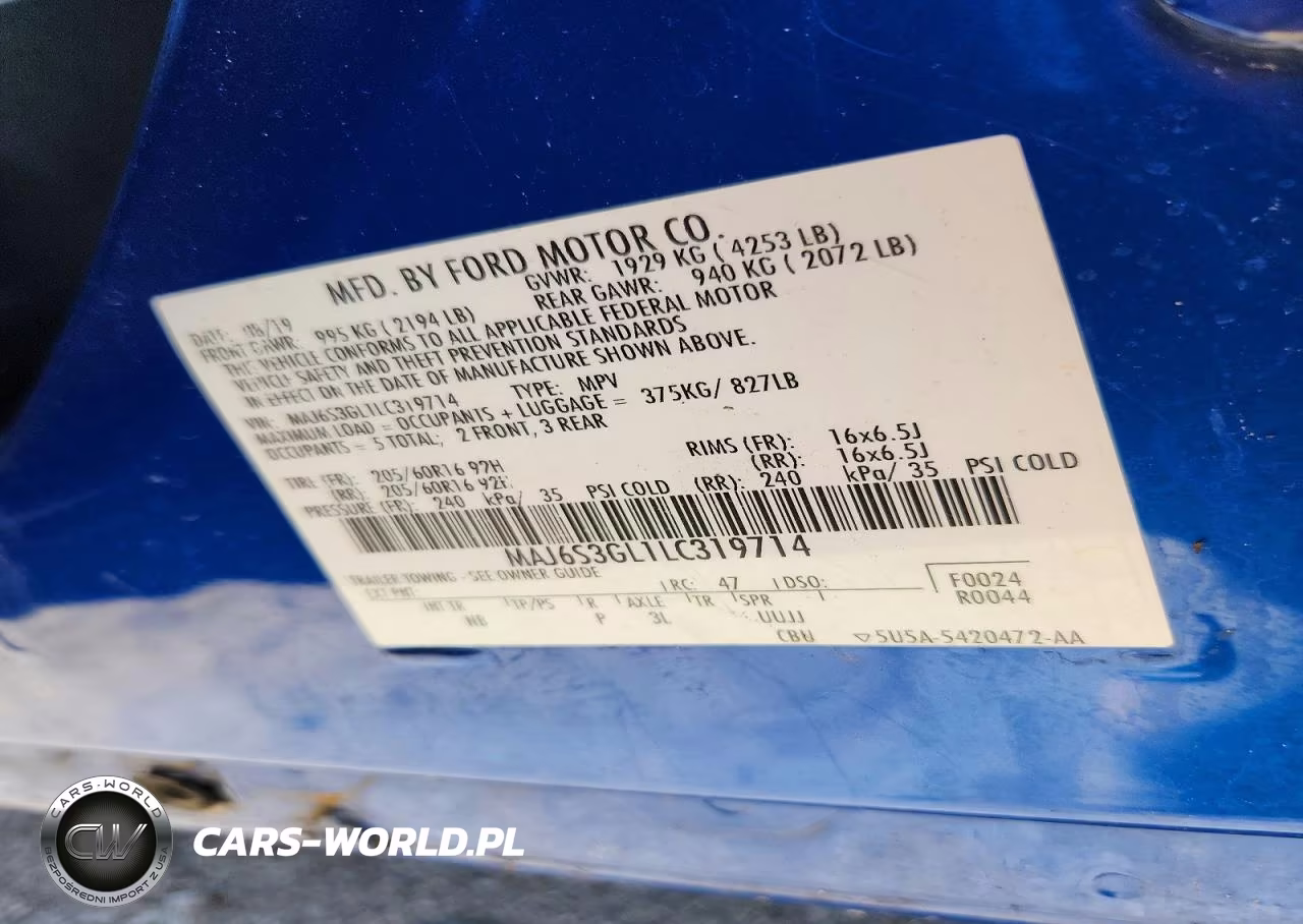 2020 Ford Ecosport Se VIN:MAJ6S3GL1LC319714 - 13