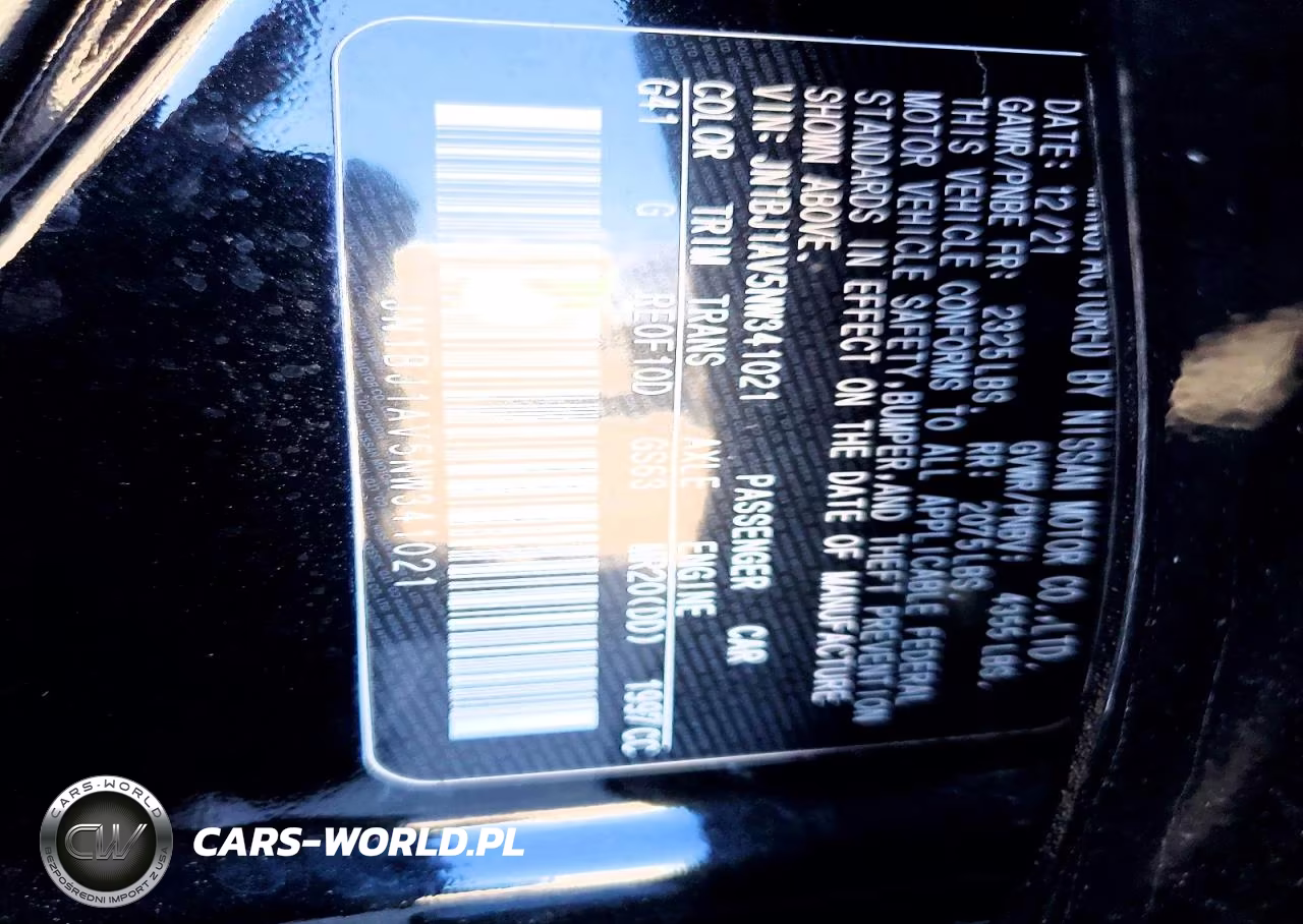 2022 Nissan Rogue Sport S VIN:JN1BJ1AV5NW341021 - 14