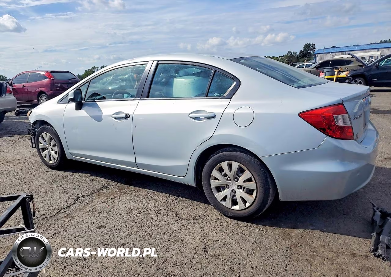 2012 Honda Civic Lx VIN:2HGFB2F55CH559340 - 2