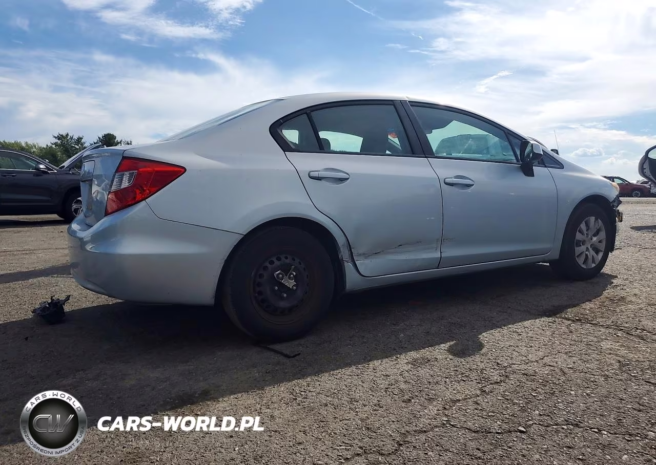 2012 Honda Civic Lx VIN:2HGFB2F55CH559340 - 3