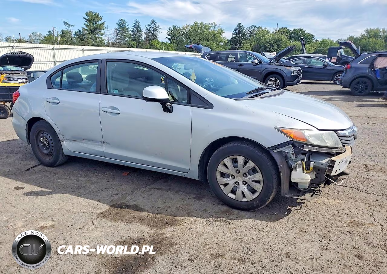 2012 Honda Civic Lx VIN:2HGFB2F55CH559340 - 4