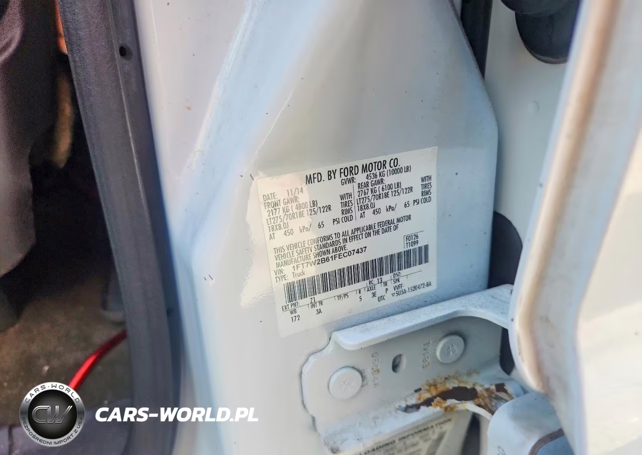 2015 Ford F250 Super Duty VIN:1FT7W2B61FEC07437 - 12