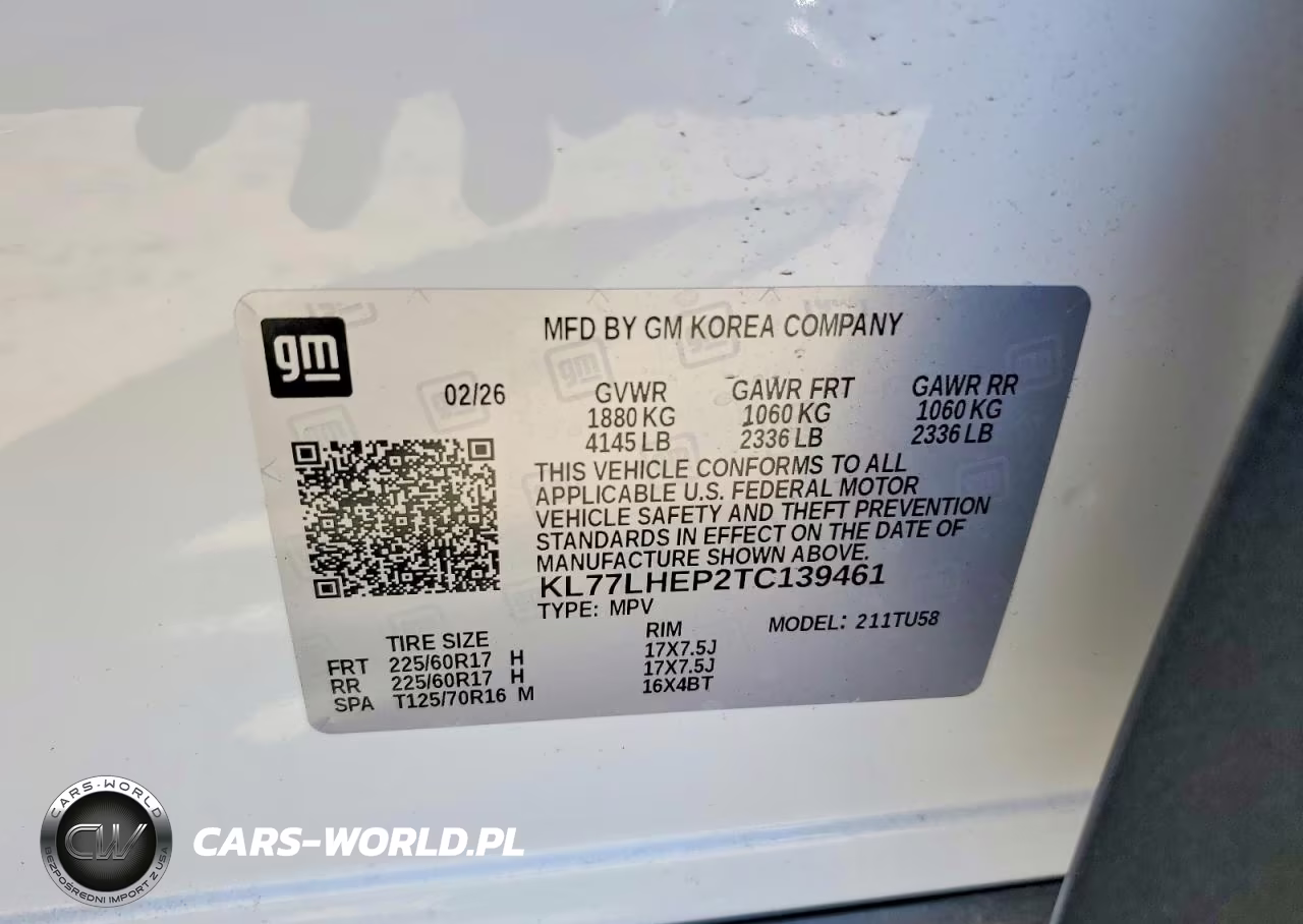 2026 Chevrolet Trax 1Lt VIN:KL77LHEP2TC139461 - 12