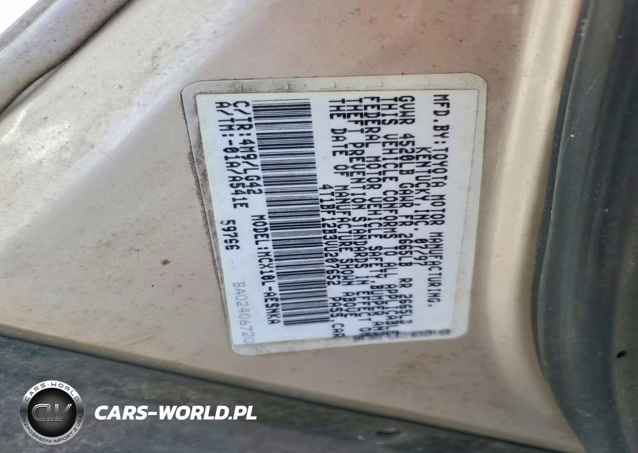 1997 Toyota Avalon Xl VIN:4T1BF12B3VU207652 - 12