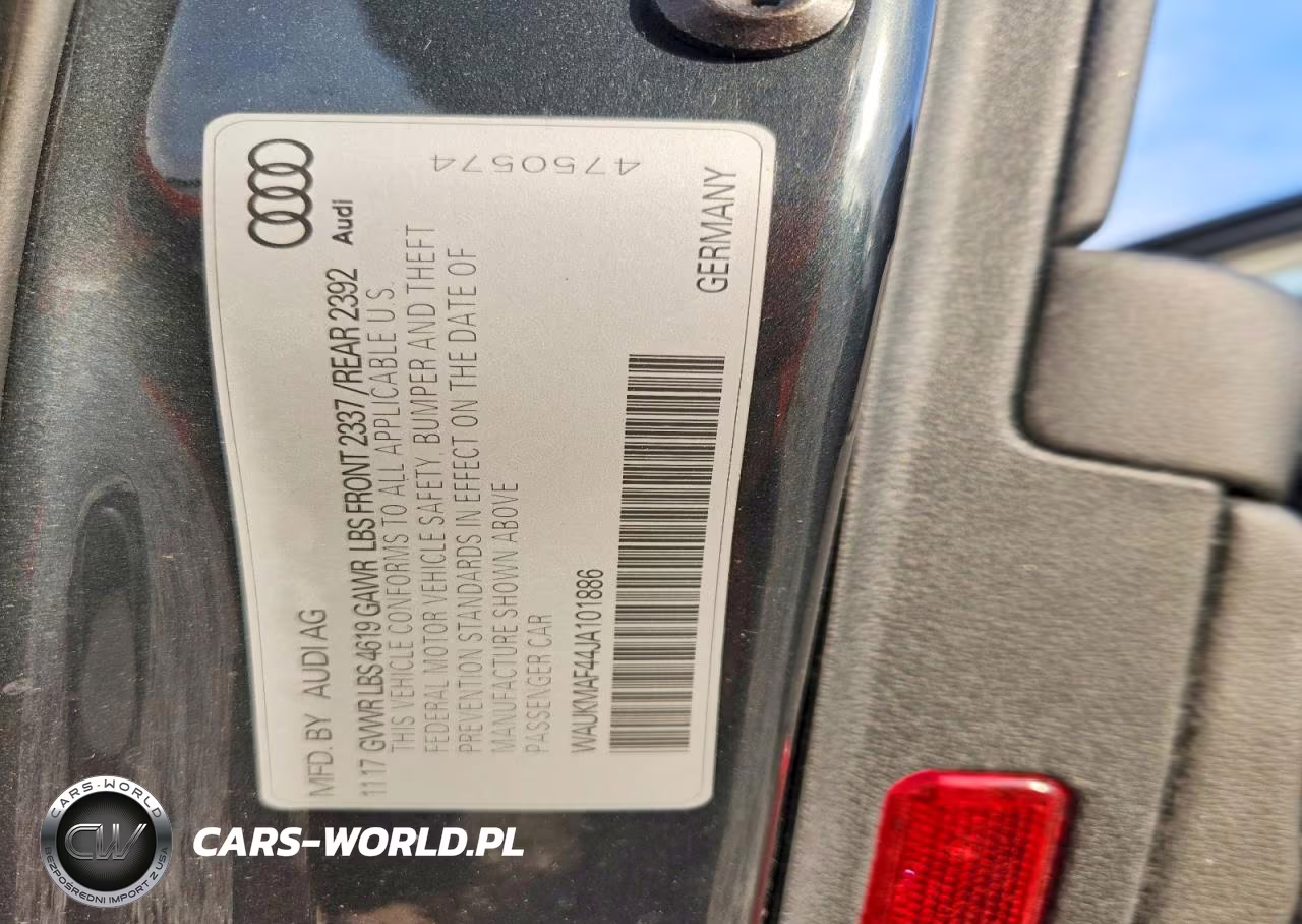2018 Audi A4 Premium VIN:WAUKMAF44JA101886 - 12
