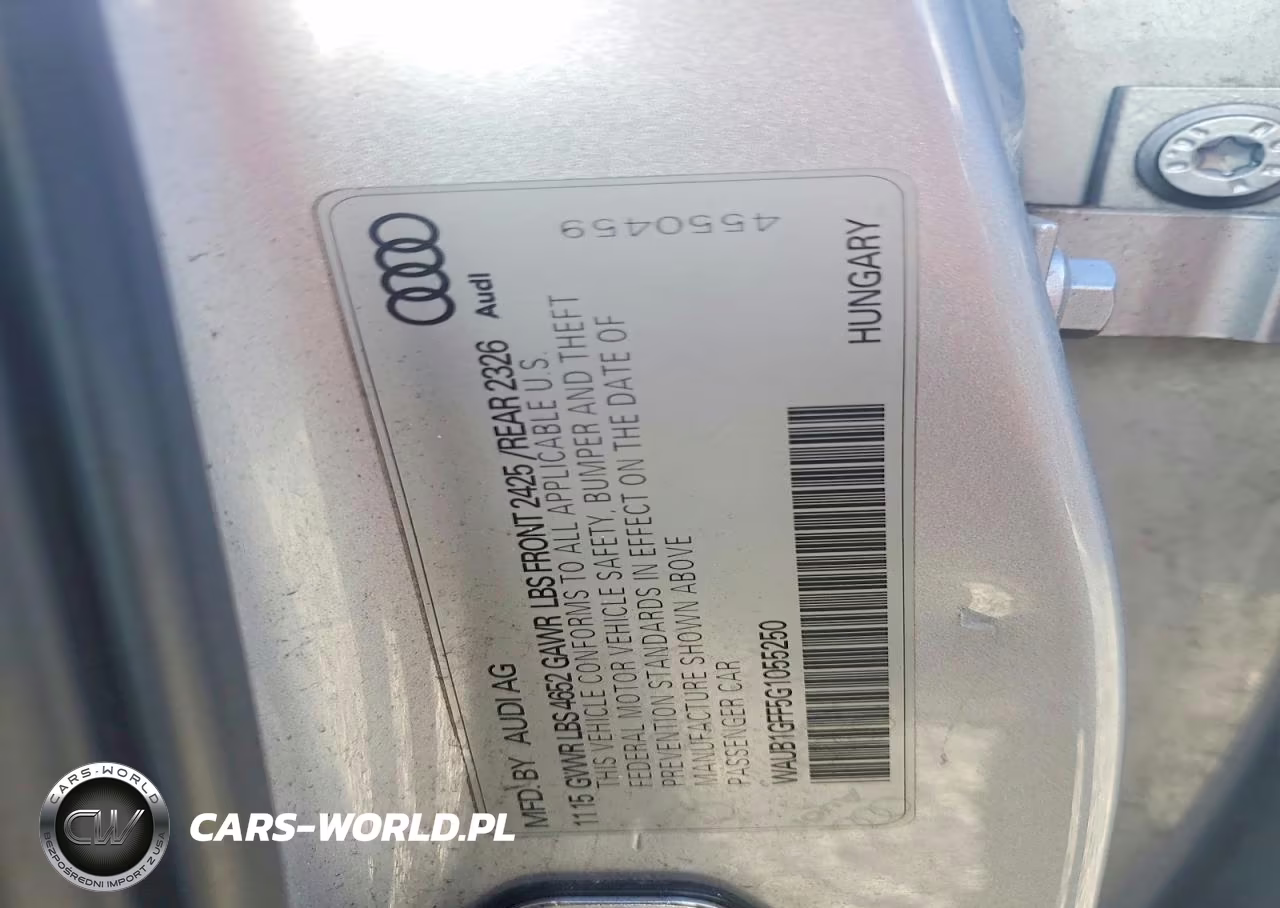 2016 Audi S3 Premium Plus VIN:WAUB1GFF5G1055250 - 13