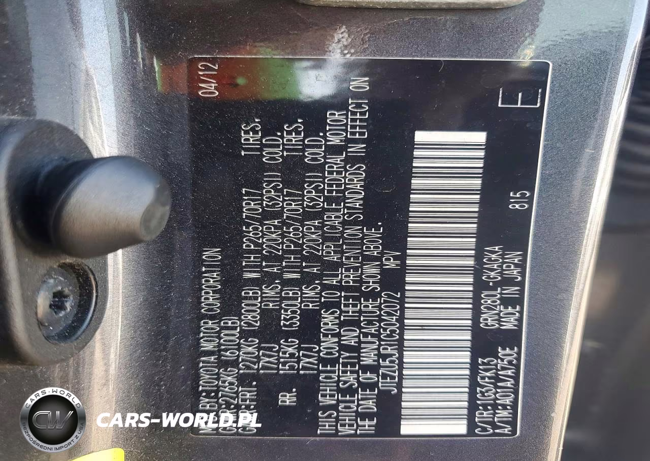 2012 Toyota 4Runner Sr5 VIN:JTEZU5JR1C5042072 - 13