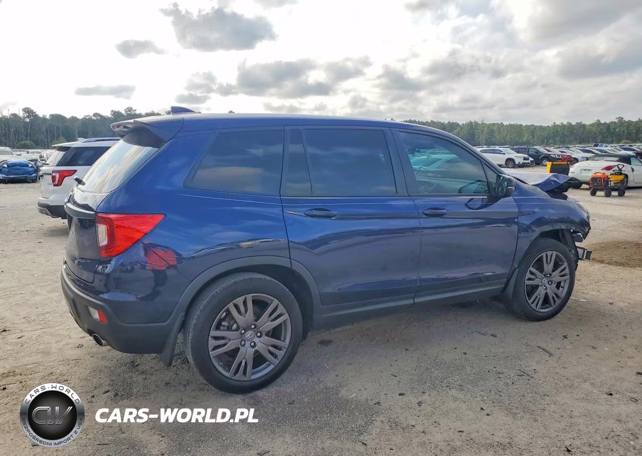 2021 Honda Passport Exl VIN:5FNYF7H59MB011130 - 3