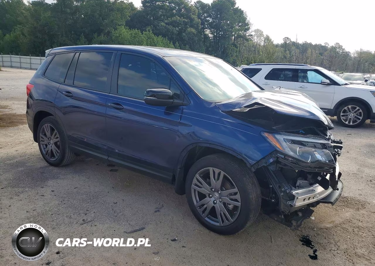 2021 Honda Passport Exl VIN:5FNYF7H59MB011130 - 4