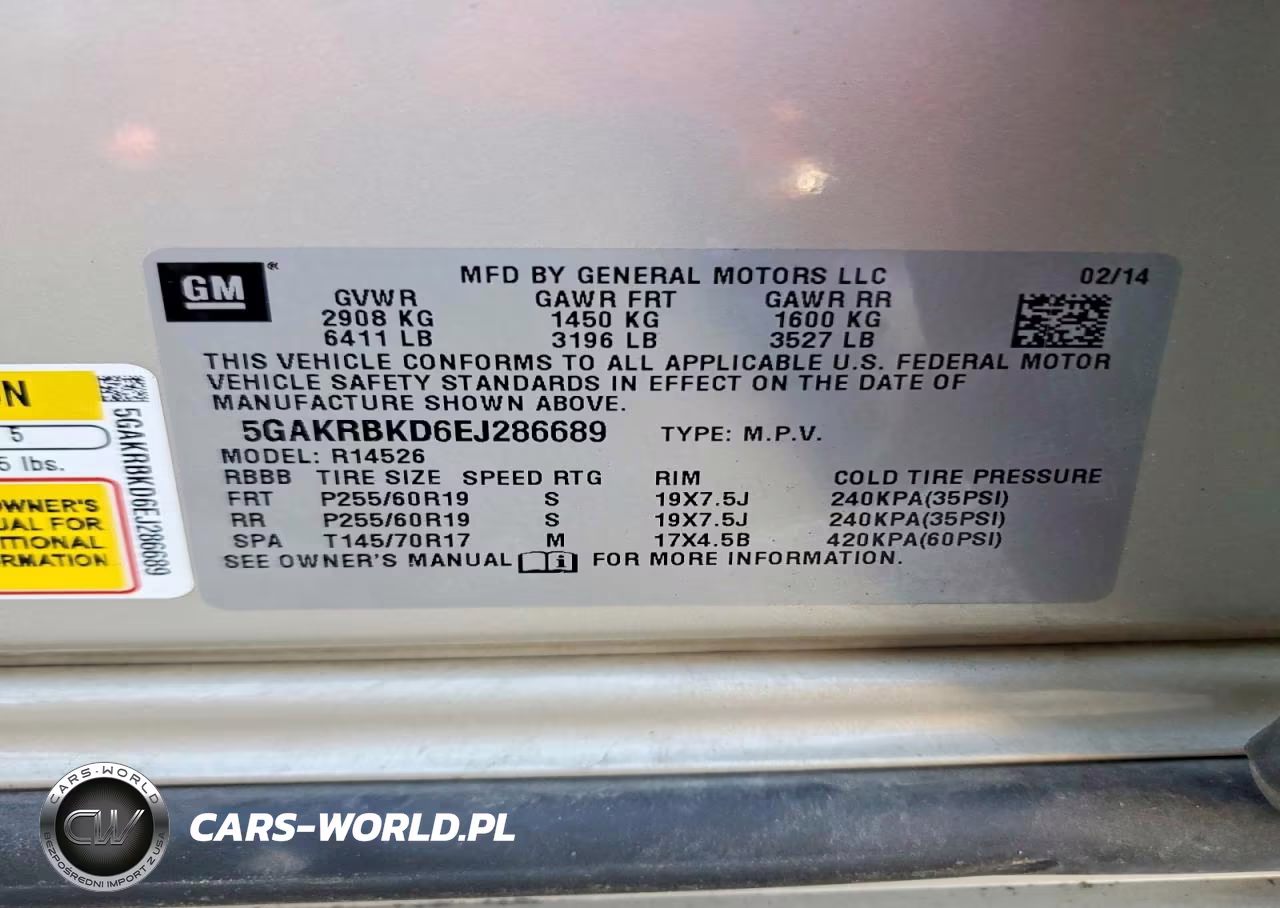 2014 Buick Enclave VIN:5GAKRBKD6EJ286689 - 13