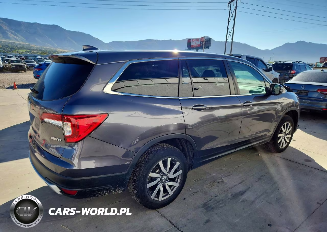 2021 Honda Pilot Ex VIN:5FNYF6H39MB044931 - 3
