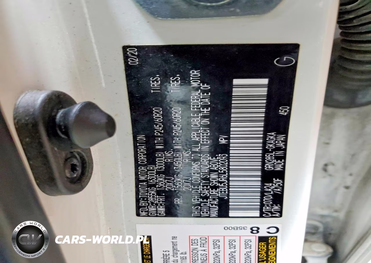 2020 Toyota 4Runner Limited VIN:JTEBU5JR6L5802093 - 14