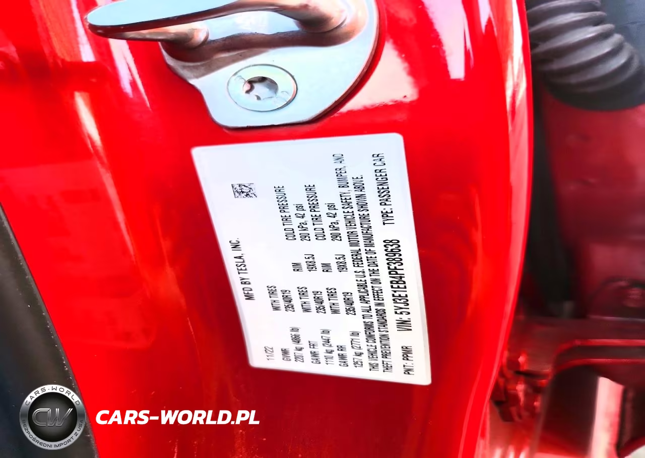 2023 Tesla Model 3 VIN:5YJ3E1EB4PF389638 - 12