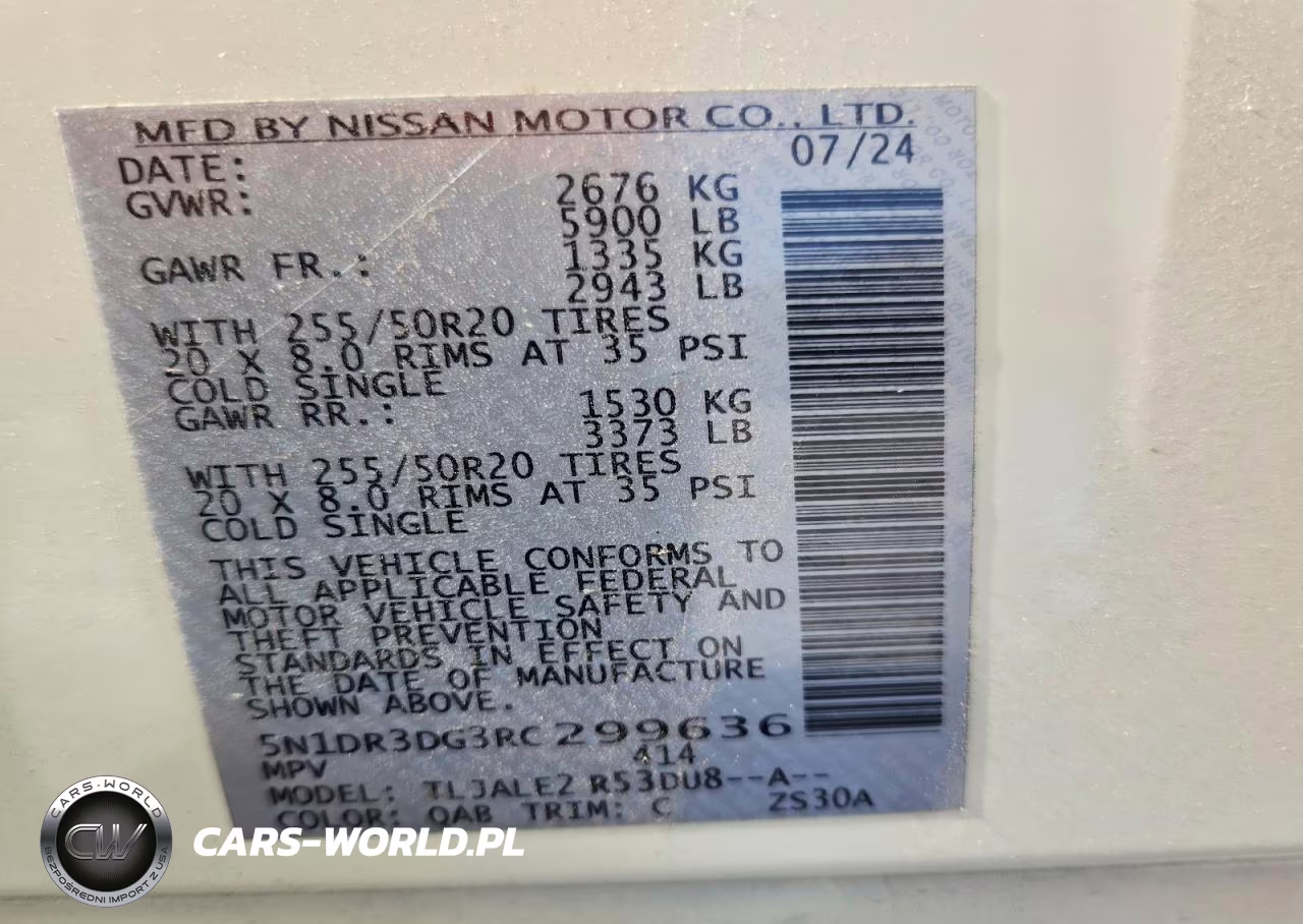 2024 Nissan Pathfinder Platinum VIN:5N1DR3DG3RC299636 - 13