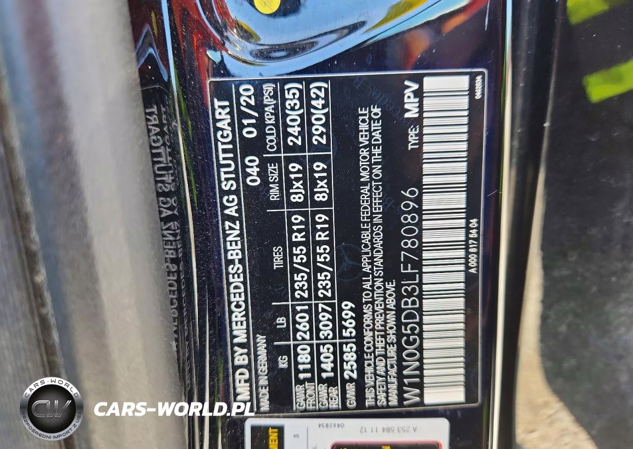 2020 Mercedes-Benz Glc 350E VIN:W1N0G5DB3LF780896 - 13
