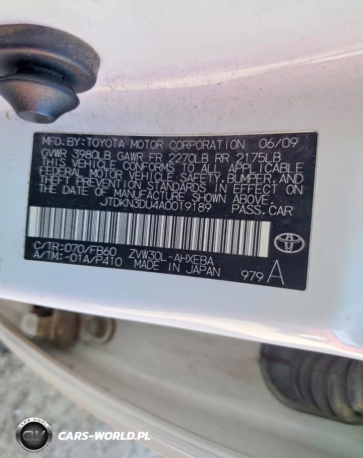 2010 Toyota Prius VIN:JTDKN3DU4A0019189 - 12