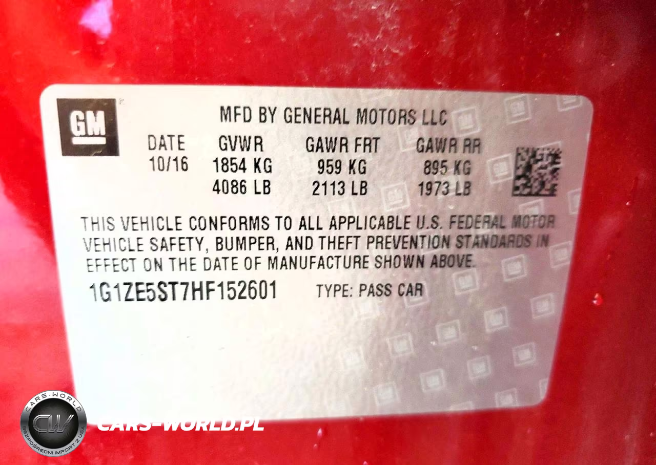 2017 Chevrolet Malibu Lt VIN:1G1ZE5ST7HF152601 - 12