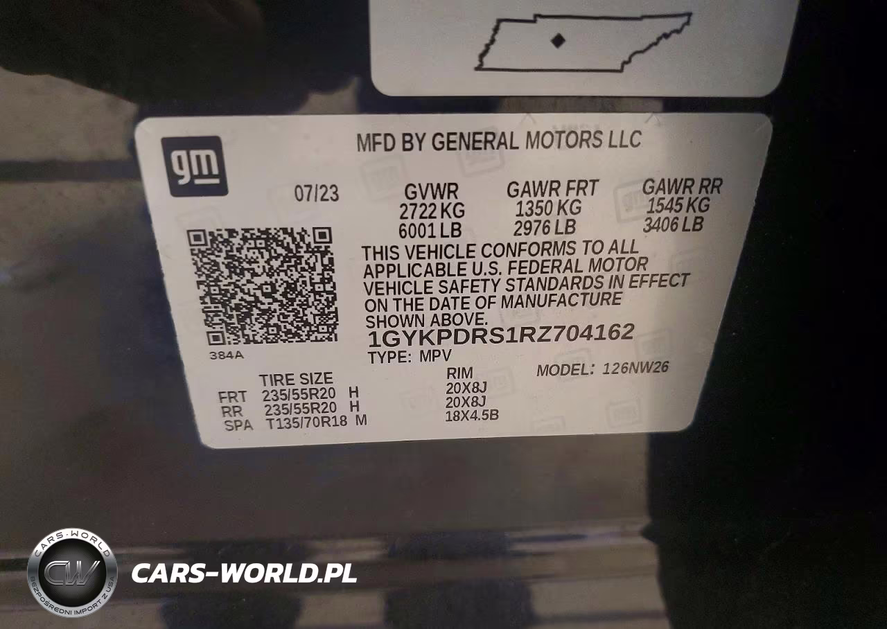 2024 Cadillac Xt6 Premium Luxury VIN:1GYKPDRS1RZ704162 - 13