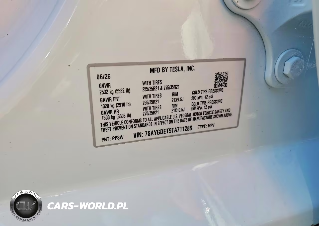 2026 Tesla Model Y VIN:7SAYGDET9TA711288 - 13