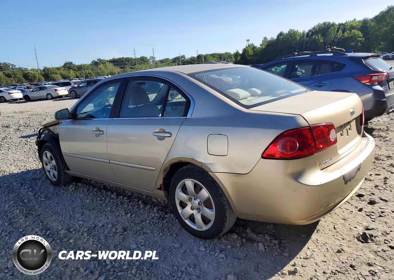 2007 Kia Optima Lx VIN:KNAGE123675105066 - 2
