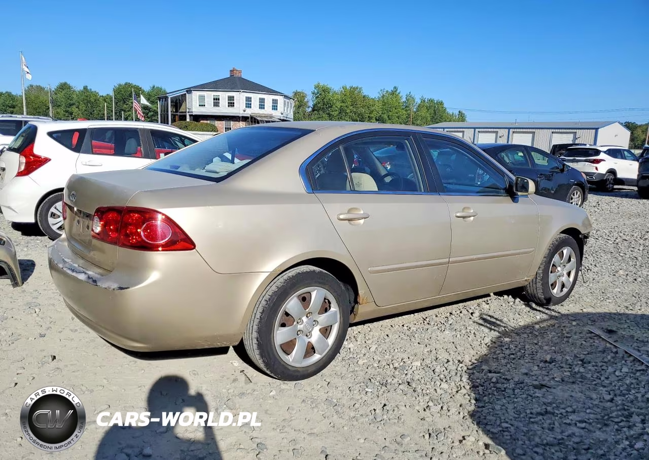 2007 Kia Optima Lx VIN:KNAGE123675105066 - 3