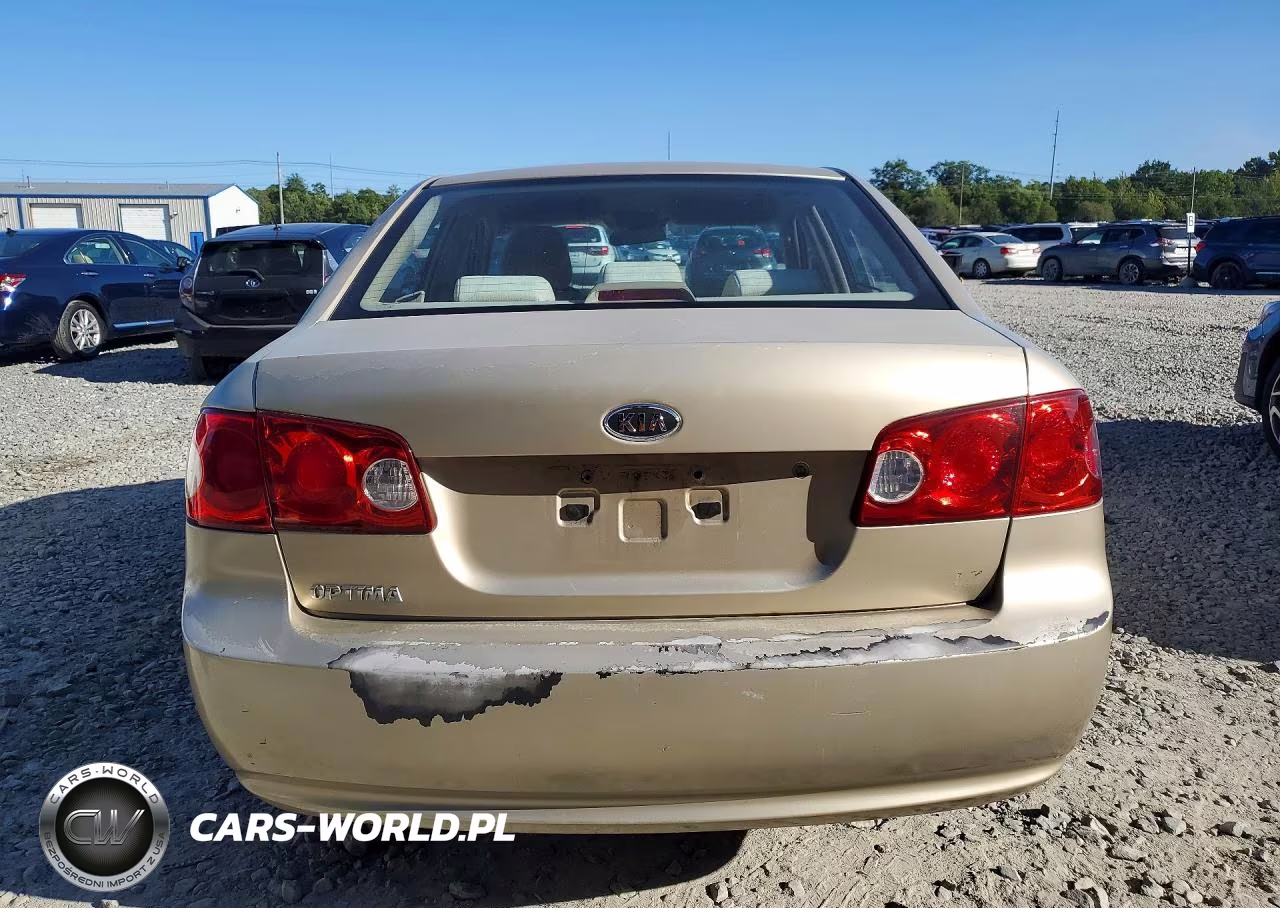2007 Kia Optima Lx VIN:KNAGE123675105066 - 6