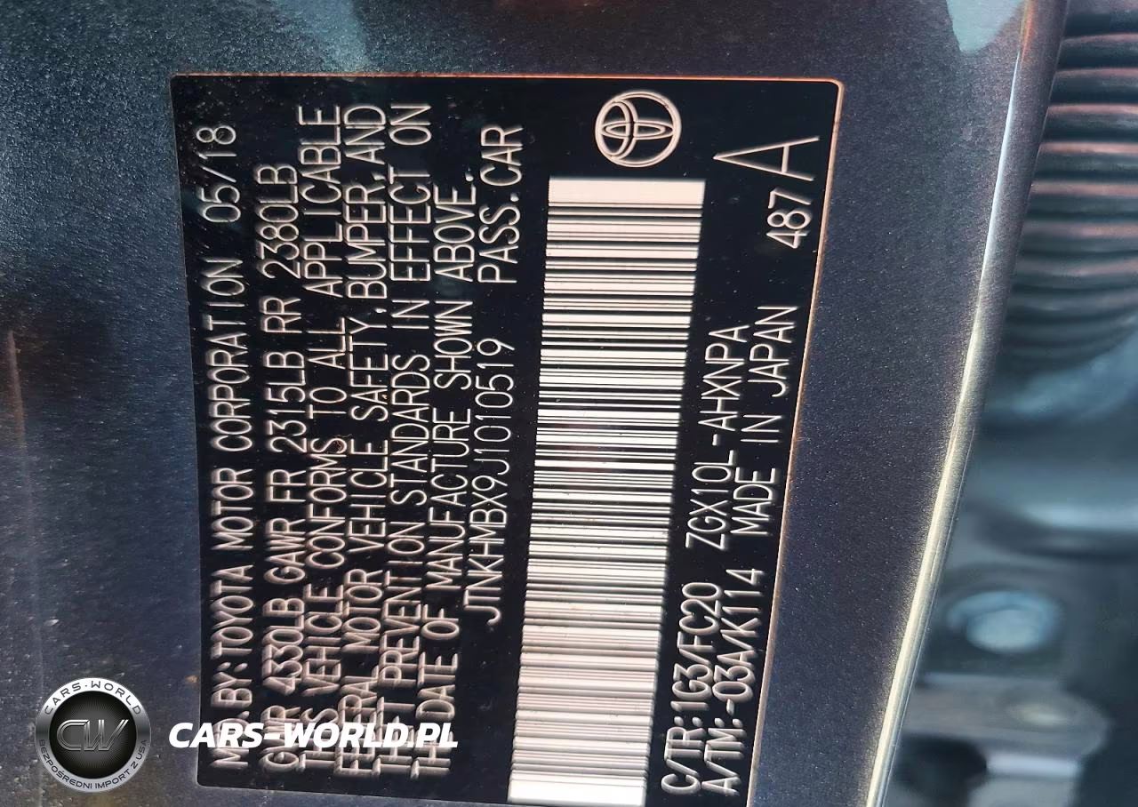 2018 Toyota C-Hr Xle Premium VIN:JTNKHMBX9J1010519 - 12