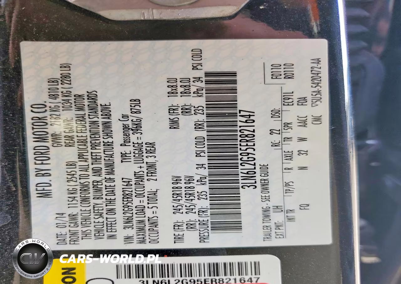 2014 Lincoln Mkz VIN:3LN6L2G95ER821647 - 12