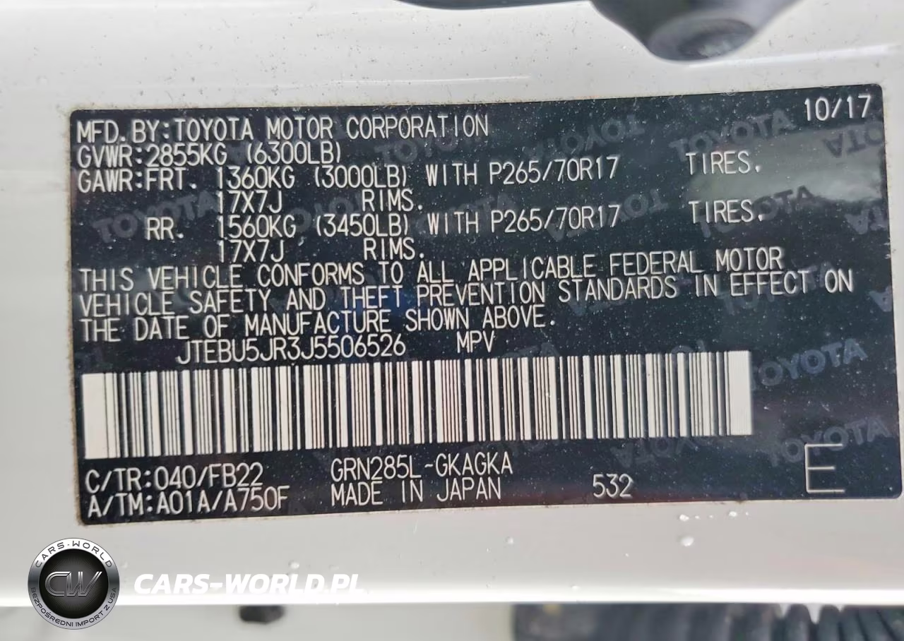 2018 Toyota 4Runner Sr5 VIN:JTEBU5JR3J5506526 - 14