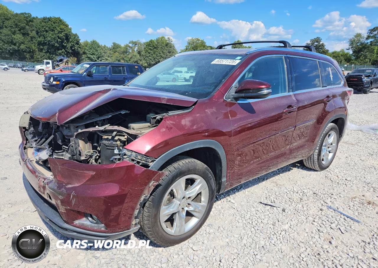 2015 Toyota Highlander Limited VIN:5TDYKRFH9FS097221 - 1