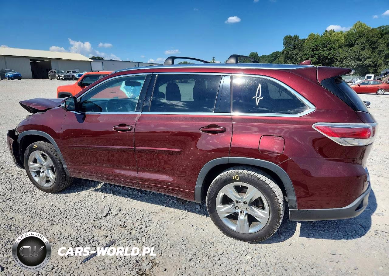 2015 Toyota Highlander Limited VIN:5TDYKRFH9FS097221 - 2