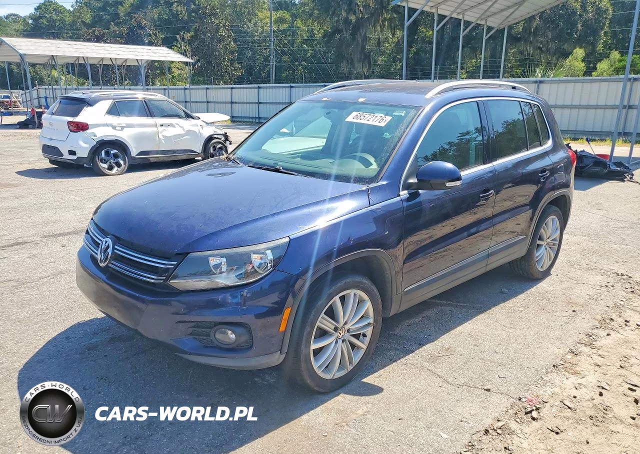 2014 Volkswagen Tiguan S VIN:WVGAV3AX7EW623540 - 1