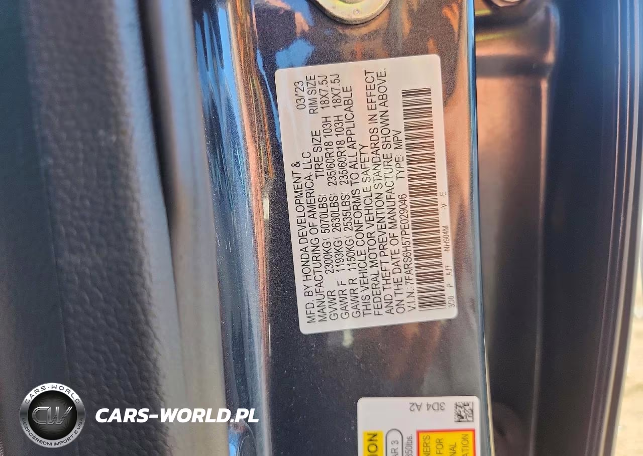 2023 Honda Cr-V Sport VIN:7FARS6H57PE029046 - 12