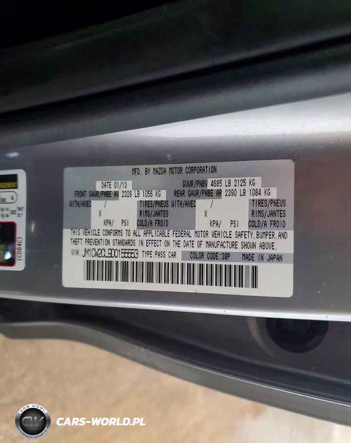 2013 Mazda 5 VIN:JM1CW2CL9D0155553 - 13