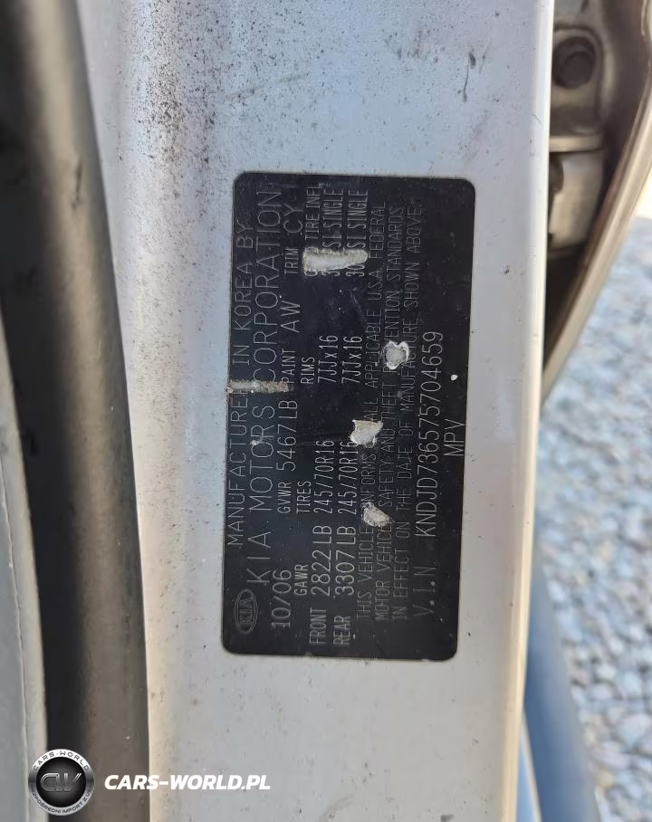 2007 Kia Sorento Base VIN:KNDJD736575704659 - 13