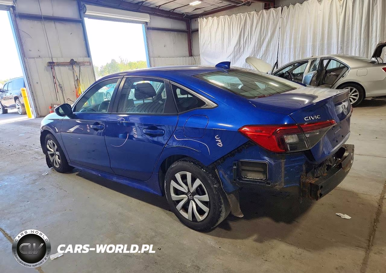 2022 Honda Civic Lx VIN:2HGFE2F28NH574656 - 2