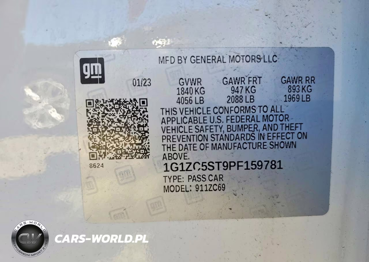 2023 Chevrolet Malibu Ls VIN:1G1ZC5ST9PF159781 - 12