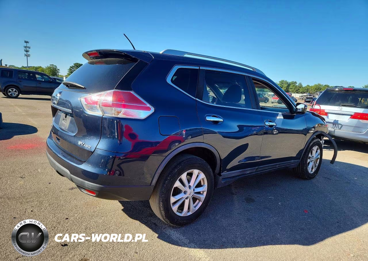 2016 Nissan Rogue Sv VIN:KNMAT2MV9GP639511 - 3
